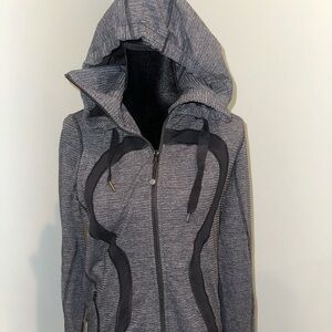 lululemon grey zip up